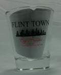 Flint Themed 2oz Shot Glasses: Flint Town 2oz Shot Glass | Fli City Barware & Novelty Gift