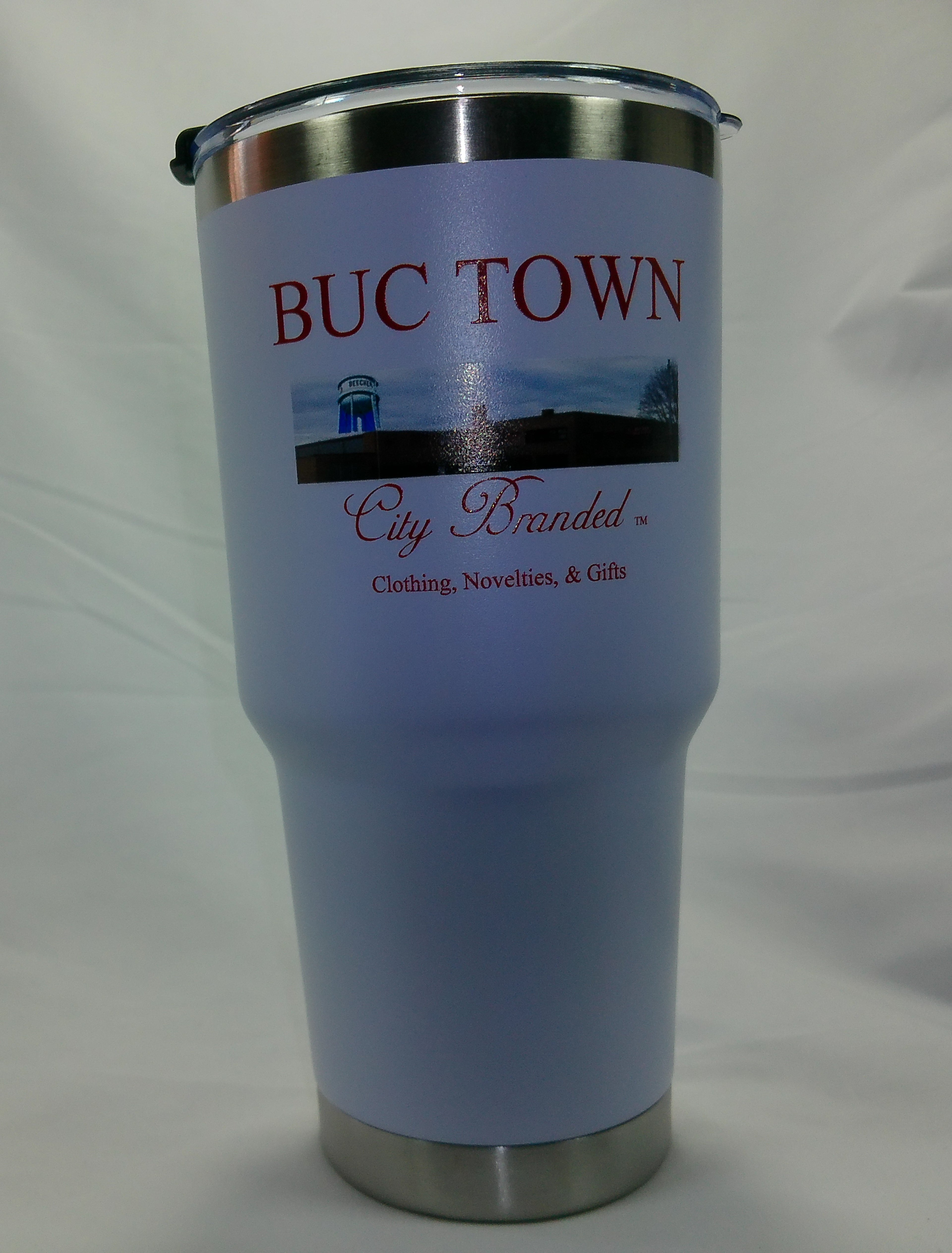 Buc Town 30oz Tumbler: Beecher, MI